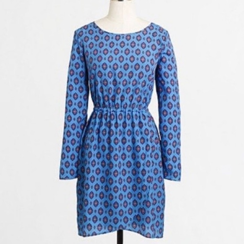 🎉J Crew | Printed Tulip Hem Dress